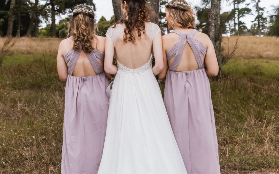 Subtle Purple Wedding Theme two brides